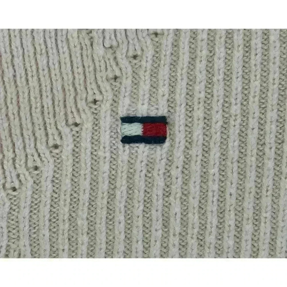 Tommy Hilfiger Pink Argyle Long Sleeve Sweater Size XS - Picture 4 of 5